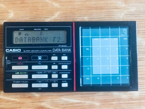 Casio 8000 data bank - pf-8000,