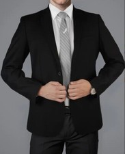 Veste blazer noire homme polyester XL jamais portée (taille petit, est plutôt L)