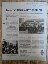 LA MOTO HARLEY-DAVIDSON WL / Fiche Moto