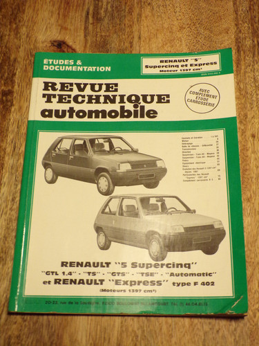 Revue technique - revue,