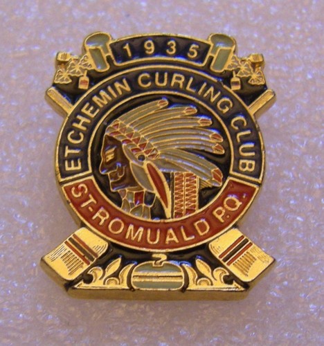 Pin curling club etchemin - curling,