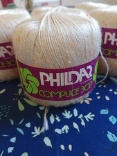 7 Pelotes Fils Laine A Tricoter De 50g  Phildar Complice 307. 