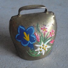 Vintage Brass Hand Painted