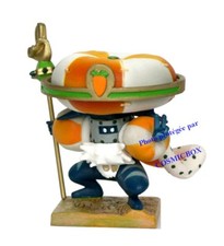 Figurine le ROI WA WABBIT & son sceptre krosmaster chemin quête ile WAKFU Dofus