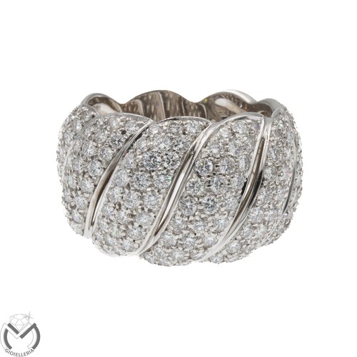 Bague blanc kt - 18,