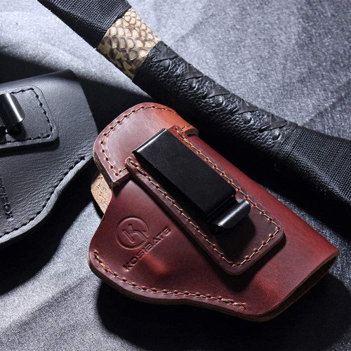 Iwb leather holster gun - holster, pistol