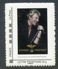 TIMBRE FRANCE NEUF 2009 collector JOHNNY HALLYDAY tour 66 pour les fans 