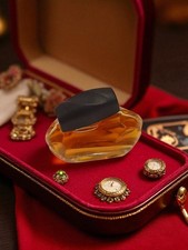 Flacon miniature parfum vintage ancien, collection rétro, objet de vitrine déco