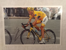 cyclisme autographe photo dédicacée Contador vainqueur Tour de France 2007-2009