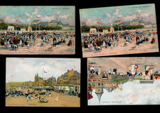 lot 3 cpa publicitaire biscuit