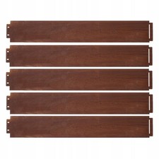 1 - 5 pcs. 15 cm de bordure de lit pour plantes en acier corten rouille...