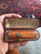 Ancien fume cigarette ambre et