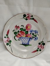 Ancien Assiette Faïence de