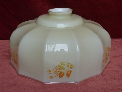 Abat jour ancien verre art - ancien,