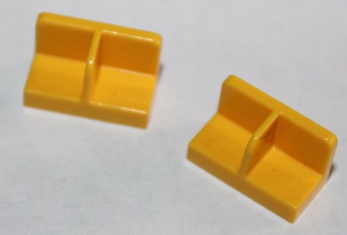 Lego yellow panel - panel, 1x2x1