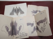 8 TESTS RORSCHACH ANALYSE TACHES D'ENCRE VOYANCE MEDIUM 1954 Pour CHARASSON