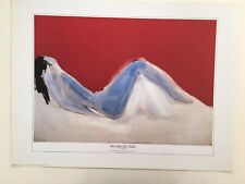 NICOLAS DE STAEL,'NU COUCHE BLU,1955',RARE 2003 ART PRINT