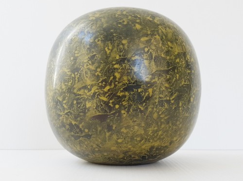 Vase boule metal - metal, laiton