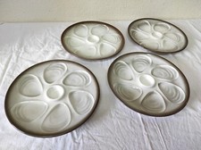4 Assiettes Service à Huitres