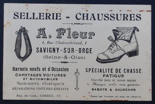 Carte visite sellerie - visite,