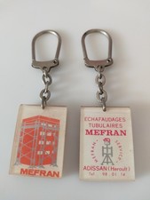 1 PORTE CLE MEFRAN BOURBON 2 PLIS keychain portachiavi Schlüsselanhänger キーホルダ