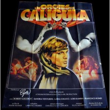 ORGIES DE CALIGULA French Movie Poster 47x63 '84 Lorenzo Onorati, X-rated, sexy