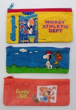 vintage  lot  3 ancienne trousse d,école