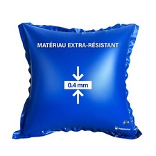 XXL 120 x 120 cm Coussin d'air de piscine. Accessoire parfait pour la couvert...