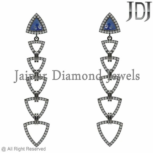 28cts saphir diamant pavé - 1.28cts,