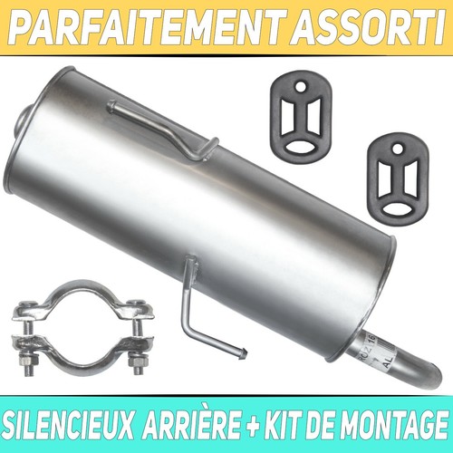 Pot échappement arriere - pot, déchappement