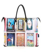 Gabs Sac à dos transformable Hobo Shopper Tote Top Case Art Print Marron Femme