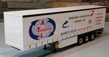 CAMION REMORQUE TAUTLINER DES TPS ATL DE MARQUE ELIGOR L ECHELLE 1/43