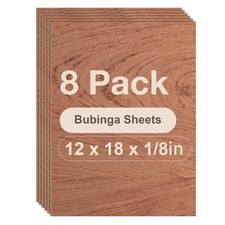 Contreplaqué 3mm A3 Bubinga Lot de 8 Planche Bois Brut Bouleau Panneau Feuill...