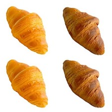 4 Pcs Artificial Croissant