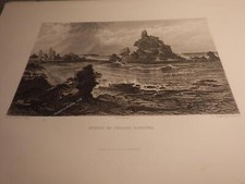 1880.ruins of Cesaree (Israel