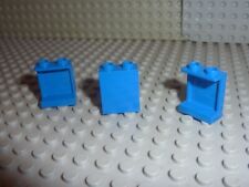 3 x LEGO blue panel ref 87552 / Set 4439 70317 71006 7848 10233 60097 60110 ...