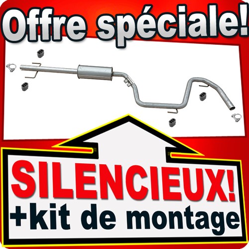 Silencieux intermédiaire pour - silencieux,