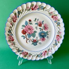 Assiette plate en porcelaine de Limoges signée Haviland France Cheverny 26 cm