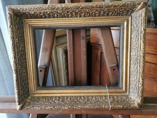 Cadre " Barbizon " Ancien Bois Stuc Doré - Napoléon III - neuf ancien stock