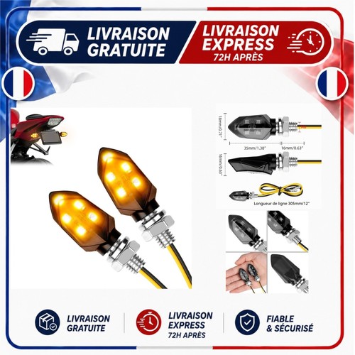 Clignotants led moto - led, 12v
