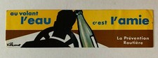 STICKER VINTAGE - PREVENTION ROUTIERE - ILLUSTRATION VILLEMOT