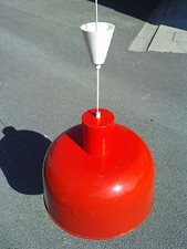 Lustre design metal rouge - lustre,