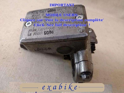 Maitre cylindre frein avant - maitre-cylindre,