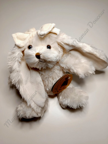 Peluche doudou lapin blanc - peluche/doudou,