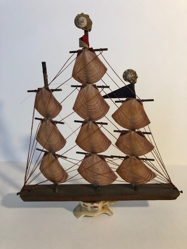 Bateau voile coquillages - bateau,