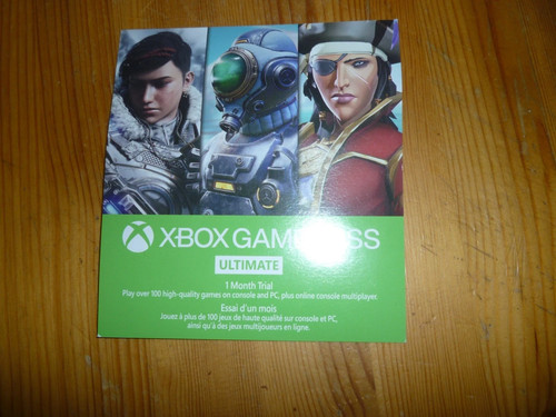 Carte xbox game pass - game,