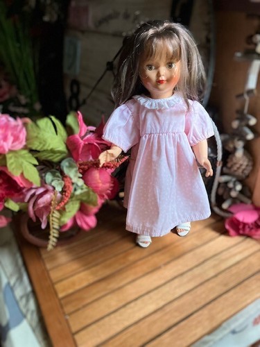 Robe corolle rose pois - robe, poupee