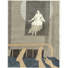 GARCIA-FONS Pierre - Lithographie originale "Théâtre - 12" 27x20cm - 1962