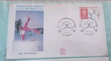 Jeux Olympiques Albertville 92  SKI  ARTI.Numérotee Enveloppe 1er Jour-1991