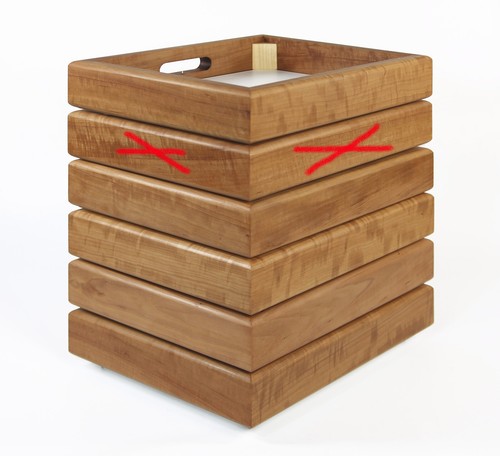 Zarge boîtier bois - boîtier, en